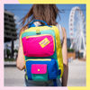 Imagen de Mochila Impermeable Himawari Mod 8029 Multicolor Fluor