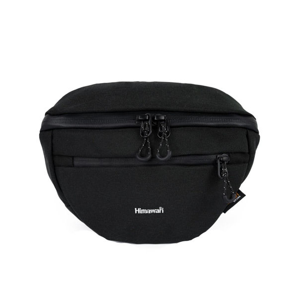 Imagen de Riñonera Cartera Impermeable Himawari Mod 1019B Color Negra