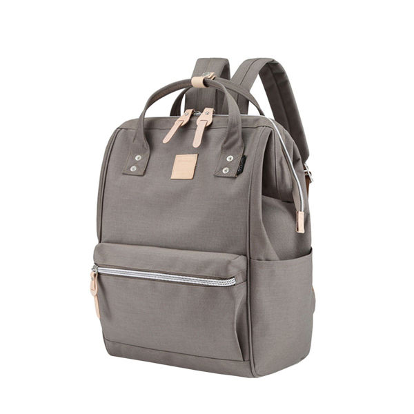 Imagen de Mochila Bolso Impermeable Himawari Mod 1882 Gris Y Beige