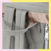 Imagen de Mochila Bolso Impermeable Himawari Mod 1882 Gris Y Beige