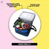 Imagen de Lunchera Bandolera Escolar Termica Azul Sannea 9,5 L