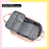 Imagen de Mochila Bolso Impermeable Himawari Mod 188L Celeste Y Beige