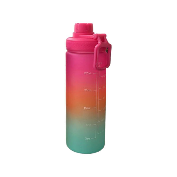 Imagen de Botella Caramañola Con Pico Diseño Frase Motivacional 650ml