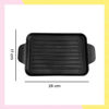 Imagen de Plancha Sarten Bifera Grill Acanalada De Hierro Con Asa 26cm
