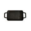 Imagen de Plancha Sarten Bifera Grill Acanalada De Hierro Con Asa 22cm