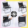 Imagen de Silla Reposera Plegable De Lona y Aluminio Portatil Playera