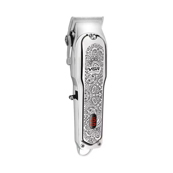 Imagen de Maquina Corte De Pelo Clipper Inalámbrica Vgr V-116 Plateada