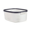 Imagen de Canasto Organizador Plástico Pvc Con Asas Grande 44cm X 30cm X 17cm