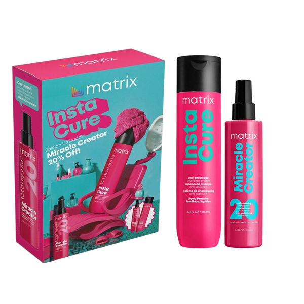 Imagen de Shampoo Matrix Instacure 300ml + Tratamiento Miracle 20 en 1