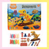 Imagen de Dinosaurio Juguete Con Formas Y Accesorios + 10 Plastilinas