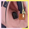 Imagen de Mochila Impermeable Himawari 9001 Con Usb 28cm X 40cm X 17cm