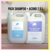 Imagen de Pack Shampoo Millen Multivitamina 2,5 Litros + Acondicionador Millen Con Siliconas 2,5 Litros