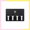 Imagen de Posa Maquina Corta Pelo De 4 Slot Plastico Negro Peluqueria