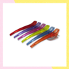 Imagen de Pinzas Separadora Metal y Plástico X 6 Unidades Peluqueria