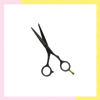 Imagen de Tijera De Corte Filo Dulce Negra Profesional 5" Pulgadas