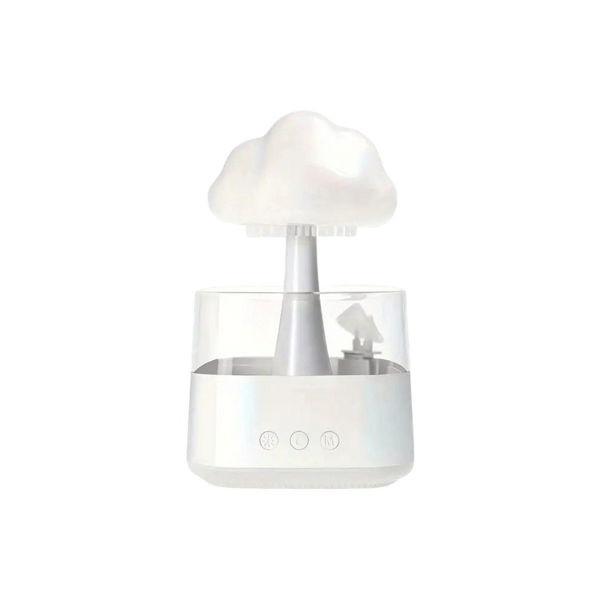 Imagen de Humidificador Nube De Lluvia Con Agua Lampara Veladora 800ml