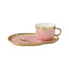 Imagen de Taza Cerámica Té Texturizada 200ml + Plato + Cuchara 12cm