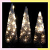 Imagen de Árbolito Navideño Pino Nevado 40cm Con Luces Led A Pilas