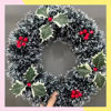 Imagen de Corona Navideña De 40cm Para Puerta Decoración Para Navidad