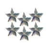 Imagen de Pack 6 Estrellas Tornasoladas Adorno Colgante Navideño 18cm