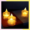 Imagen de Vela De Luz Led Acrílica Luz Cálida 3,5cm X 5cm