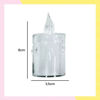 Imagen de Pack 12 Velas De Luz Led Acrílica Luz Cálida 3,5cm X 8cm