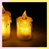 Imagen de Pack 12 Velas De Luz Led Acrílica Luz Cálida 3,5cm X 8cm