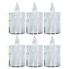 Imagen de Pack 6 Velas De Luz Led Acrílica Luz Cálida 3,5cm X 8cm Alto
