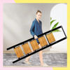 Imagen de Escalera Plegable Simil Madera De Aluminio 5 Escalones 155cm