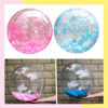 Imagen de Pelota Inflable Transparente De Playa Piscina Con Pluma 24cm