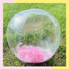 Imagen de Pelota Inflable Transparente De Playa Piscina Con Pluma 24cm