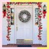 Imagen de Corona Navideña De 40cm Para Puerta Decoración Para Navidad