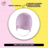 Imagen de Pack 6 Gorras De Silicona Dompel Rosa Para Mechas Reflejos