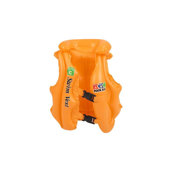 Imagen de INFLABLE CHALECO FLOTADOR CHICO NARANJA
