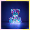 Imagen de Oso Facetado Iridiscente Con Luz Led Usb Y Caja 20cm