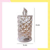 Imagen de Vela De Luz Led Diamantada Luz Cálida 5cm Ancho X 9cm Alto