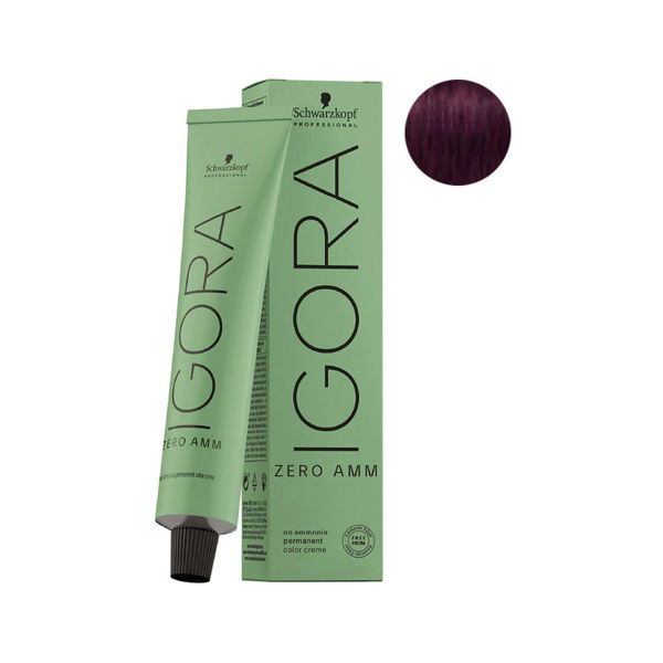 Imagen de Tinta Schwarzkopf Igora Zero AAM Sin Amoníaco 4-99 60gr