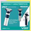 Imagen de Afeitadora Eléctrica Inalámbrica Impermeable Shaver VGR V-328
