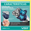 Imagen de Afeitadora Eléctrica Inalámbrica Impermeable Shaver VGR V-328