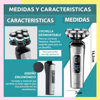Imagen de Afeitadora Eléctrica Inalámbrica Impermeable Shaver Vgr V-385