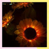 Imagen de 6 Girasoles Decorativos Para Jardín Con Luz Recargable Panel Solar 70cm