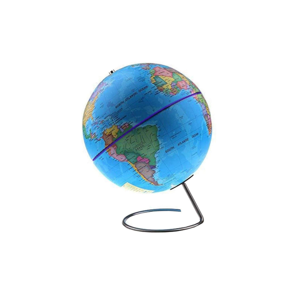 Imagen de Globo Terraqueo Político 25cm Giratorio Con Base Metalica