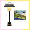 Imagen de Foco Cuadrado Para Jardín Luz Recargable Con Luz Solar 97cm