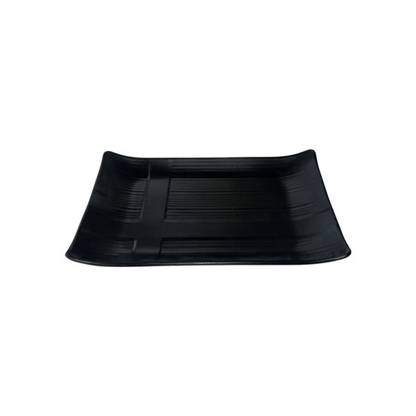 Imagen de Bandeja Plato De Melamina Negro Para Sushi 26cm X 16cm