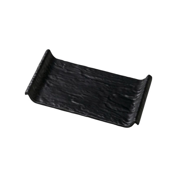 Imagen de Bandeja Plato De Melamina Negro Para Sushi 36cm X 20cm