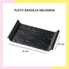 Imagen de Bandeja Plato De Melamina Negro Para Sushi 41cm X 23cm