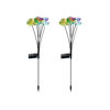 Imagen de 2 Luces Led Flores Impermeables Carga Solar Decorar Jardín