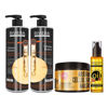 Imagen de Mascara De Células Madre Riviera 350gr + Shampoo Sin Sal 1L + Acondicionador Sin Sal 1L + Aceite Argán Oleo 100ml