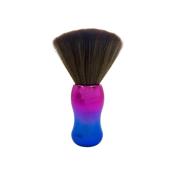 Imagen de Brocha Saca Pelo Barba Profesional Mango Curvo Para Barberia 15cm