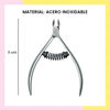 Imagen de Alicate Para Cutícula Zola Acero Inoxidable Con Resorte 11cm